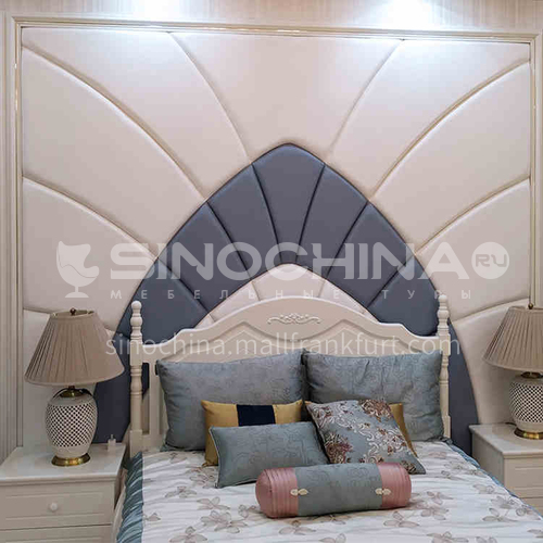 Bedroom background with classic style Customized Background Wall BGW026